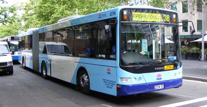 Sydney Buses Volvo B12BLEA Volgren CR228L 2274